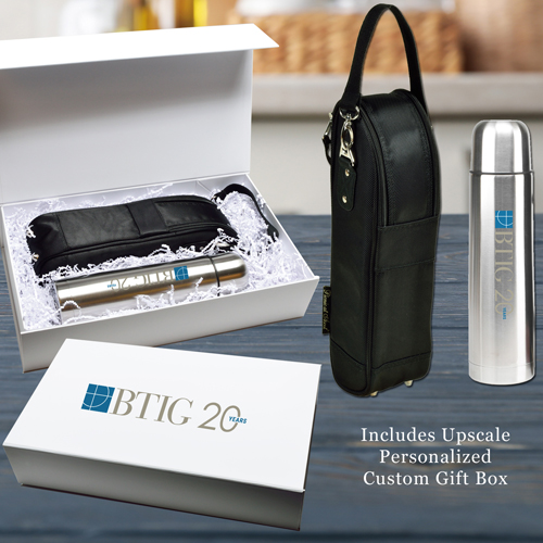 Coffee Flask & Carrier Gift Box Set